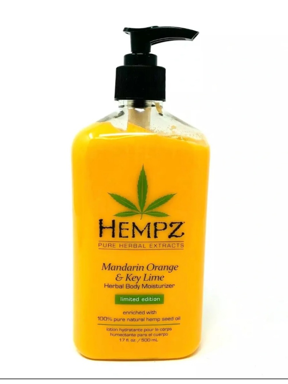 Hempz Mandarin Orange & Key Lime herbal Moisturizer, Limited Edition & sealed
